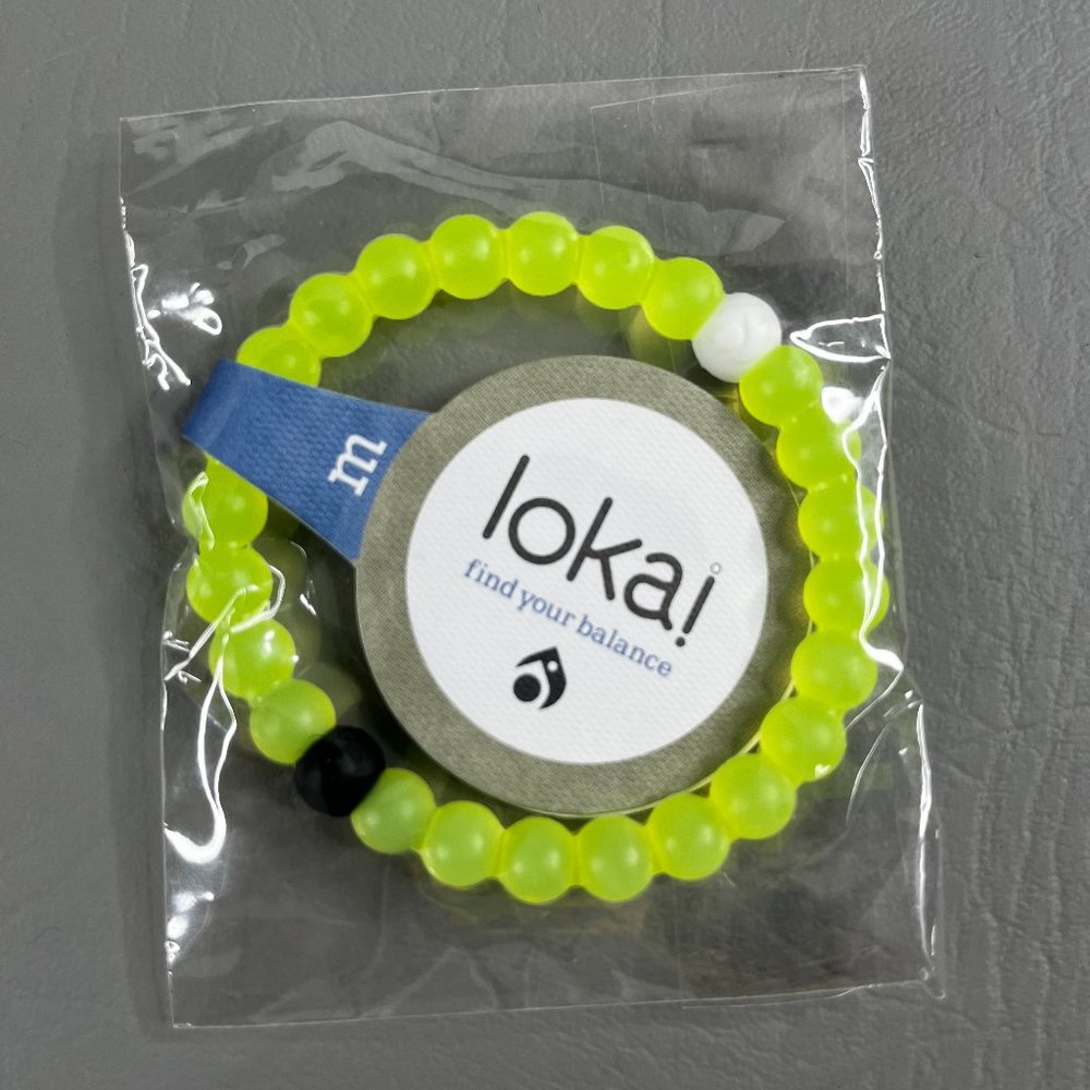 Lokai Bracelets Neon Yellow Theme New Sealed NWT